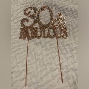 30TH Birthday cake topper